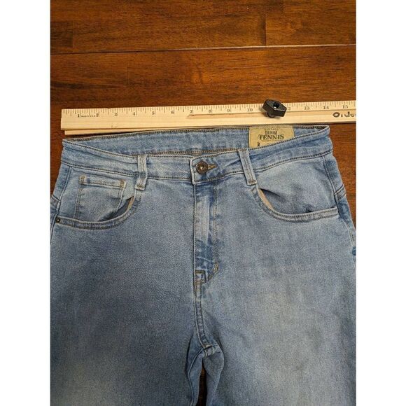 Tennis Demin Vintage Slim Blue Jeans Youth Boy Size 16 - Picture 6 of 7